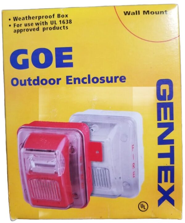 Gentex Wall Mount Outdoor Enclosure Model# GOE-R Part# 901-0229-000 - NEW