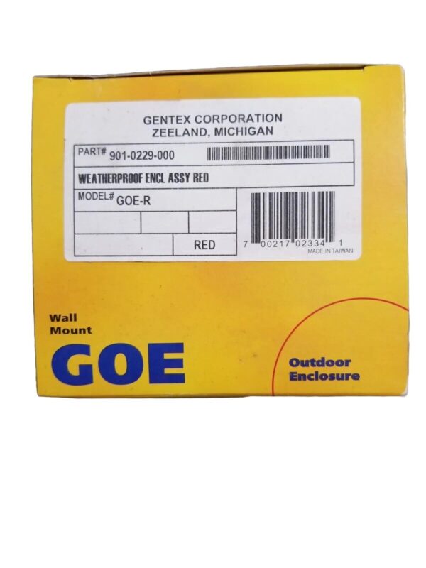 Gentex Wall Mount Outdoor Enclosure Model# GOE-R Part# 901-0229-000 - NEW - Image 2