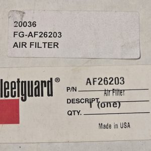 New Genuine Fleetguard AF26203 Air Filter
