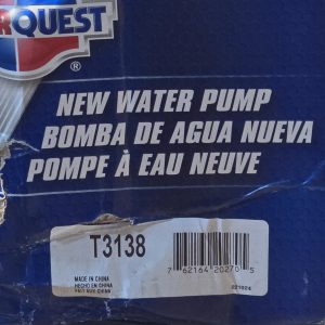 New Genuine Carquest T3138 Water Pump