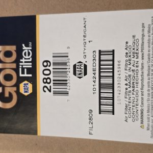 New Genuine NAPA 2809 Air Filter