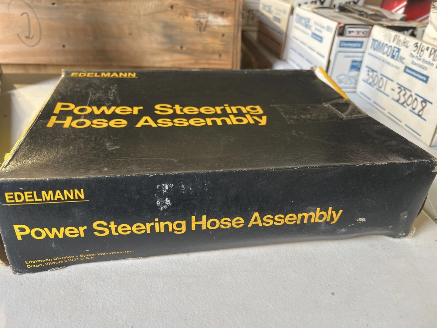 New Genuine Edelmann 71014 Power Steering Hose Assembly - Image 2
