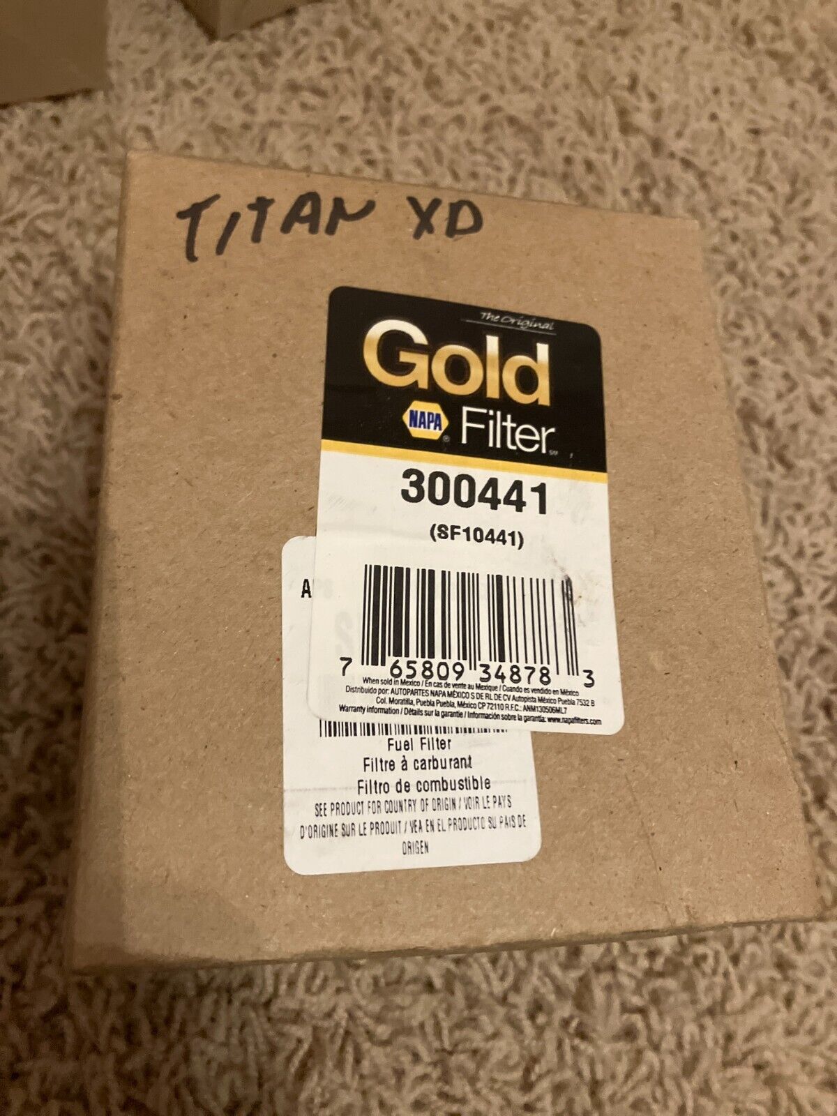 NAPA GOLD FUEL FILTER 300441