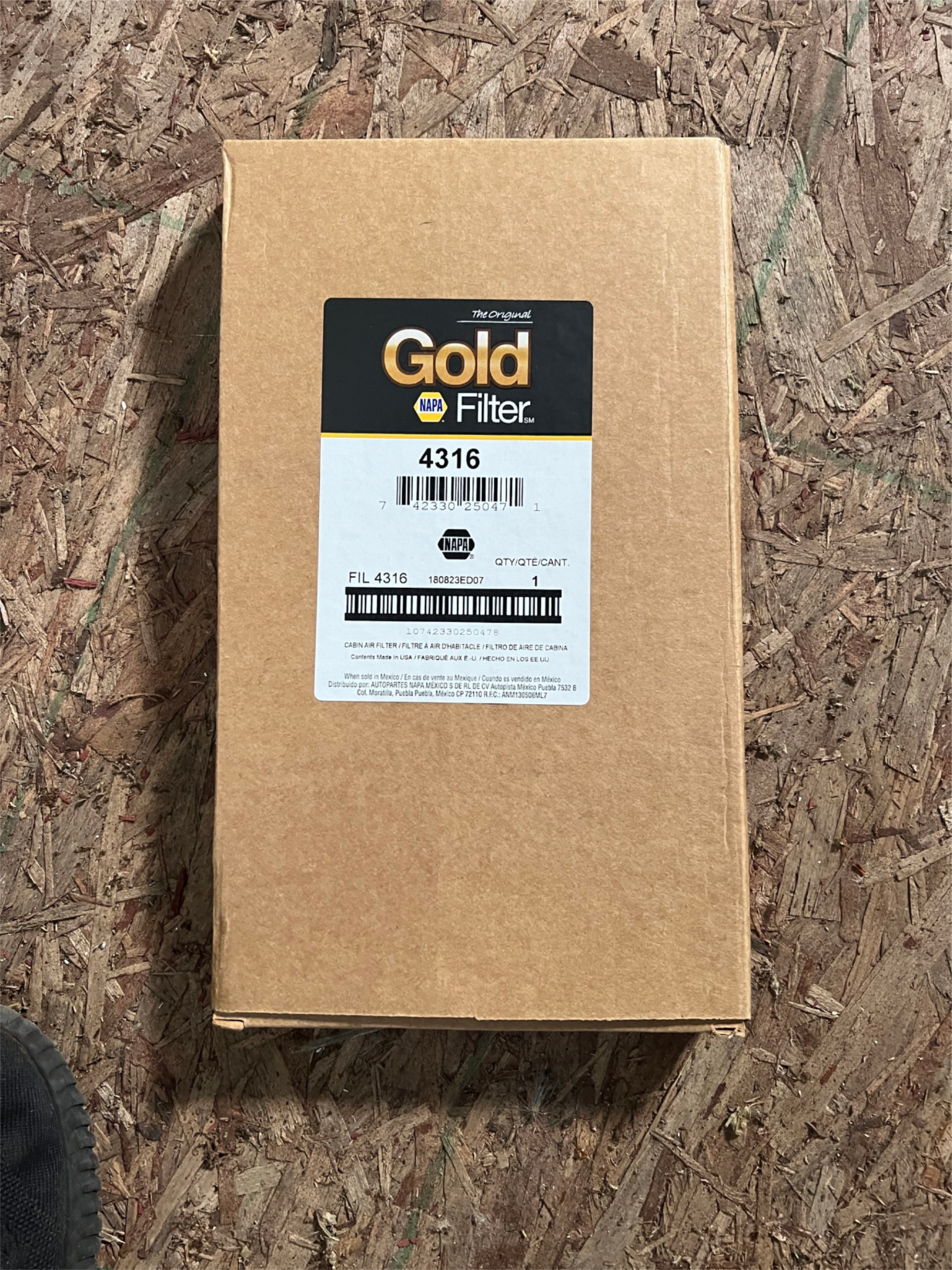 Genuine NAPA Gold #4316 Air Filter