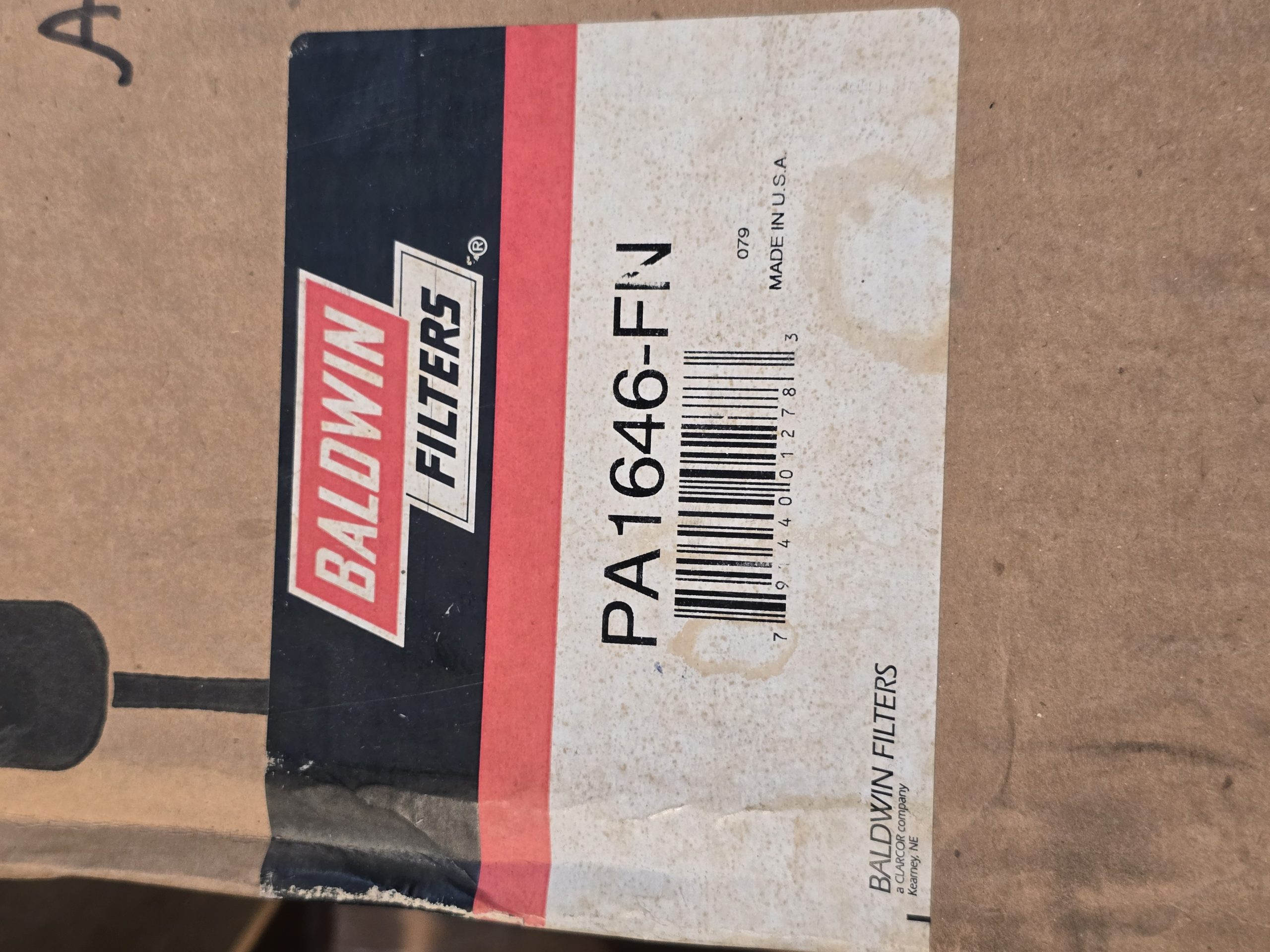 New Genuine Baldwin PA1646-FN Air Filter
