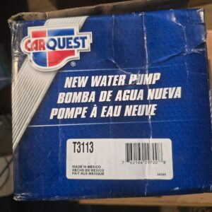 New Genuine CarQuest T3113 Water Pump