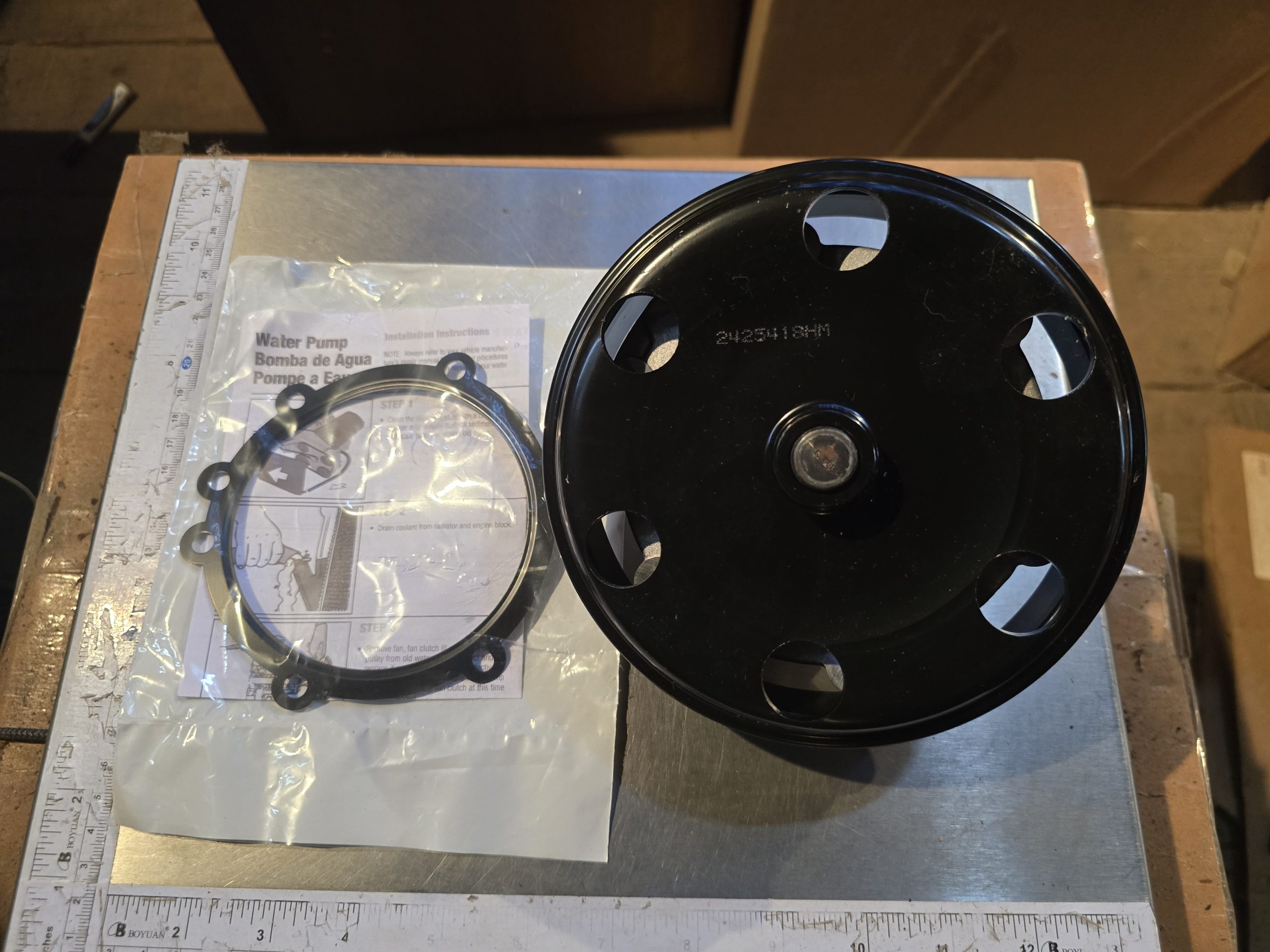 New Genuine CarQuest T4285 Water Pump