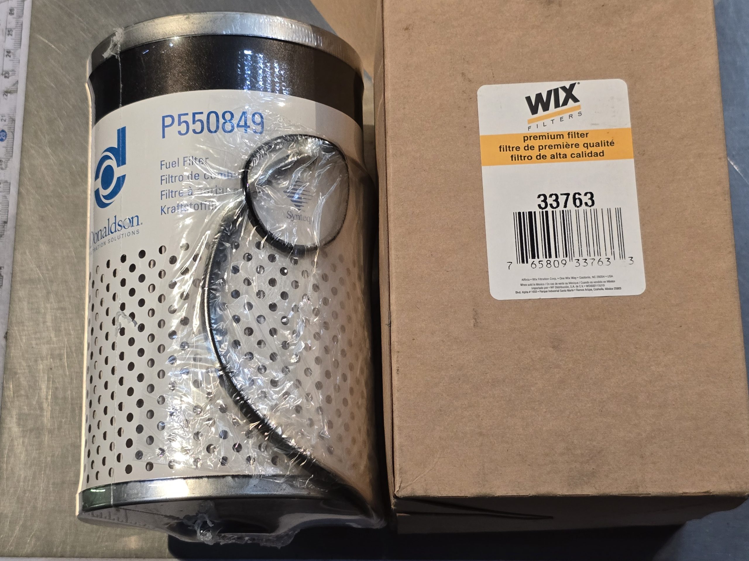 New Genuine WIX 33763 Fuel Filter