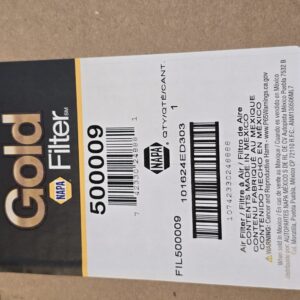 New Genuine NAPA 500009 Air Filter