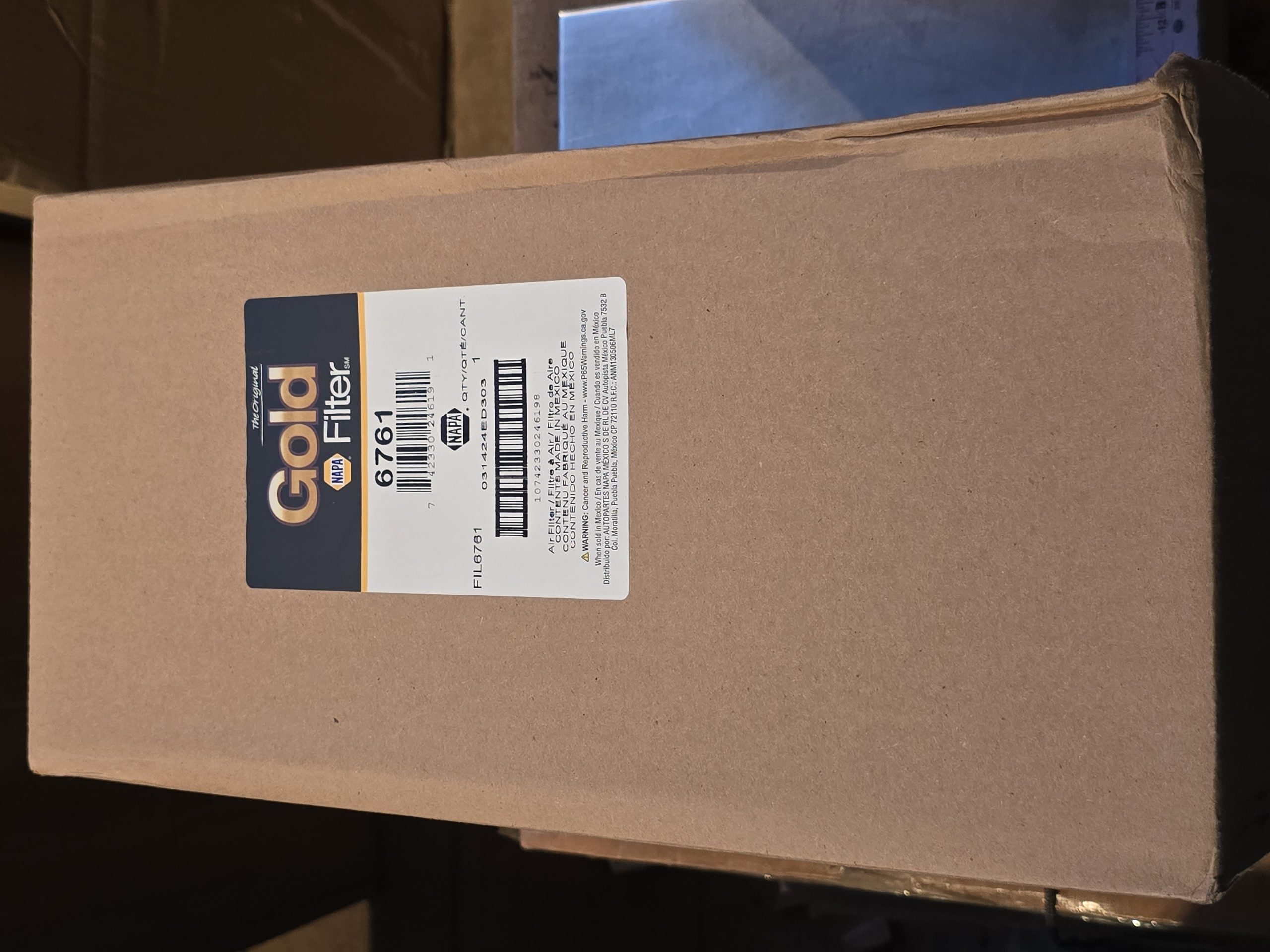 New Genuine NAPA 6761 Air Filter