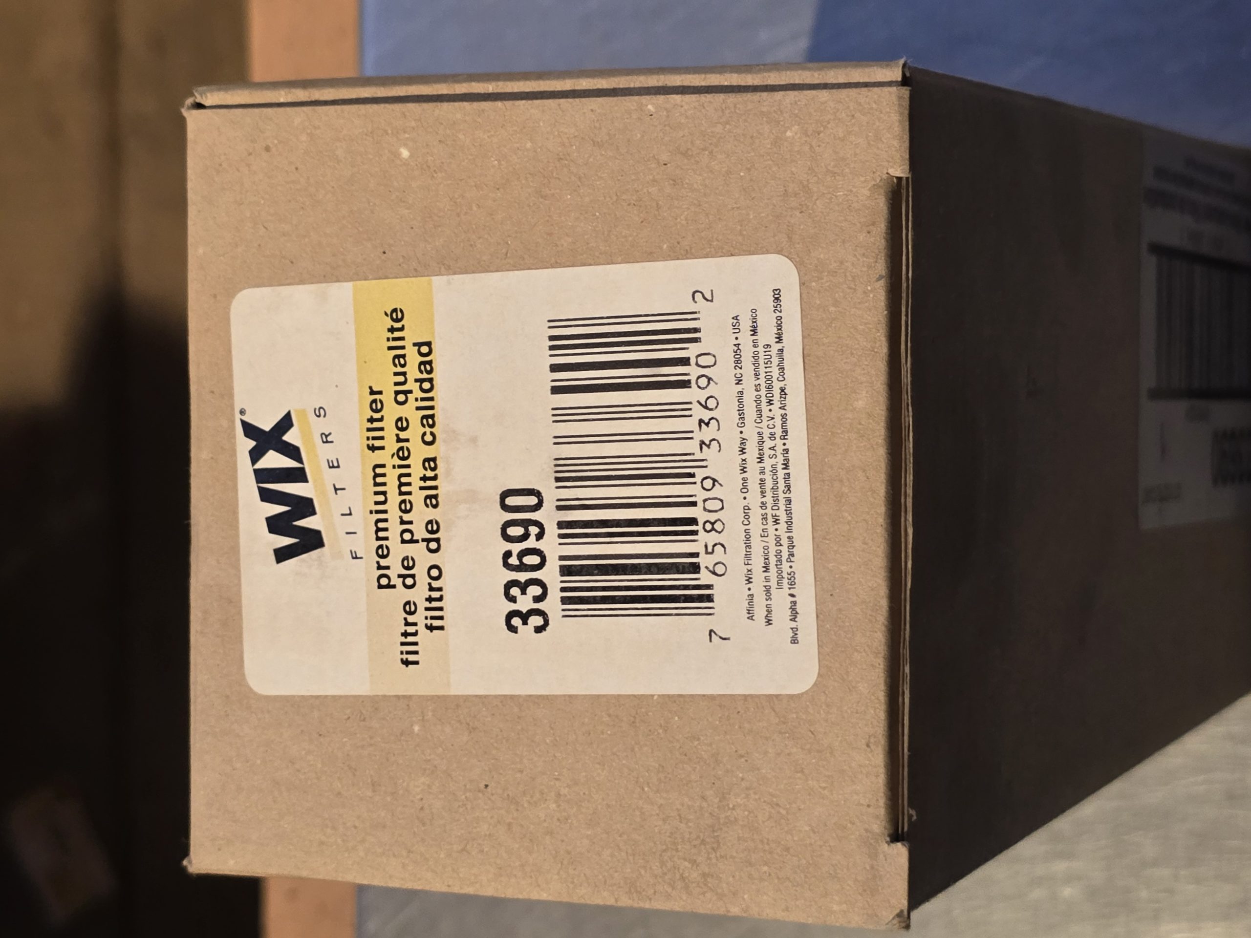 New Genuine WIX 33690 Fuel Filter