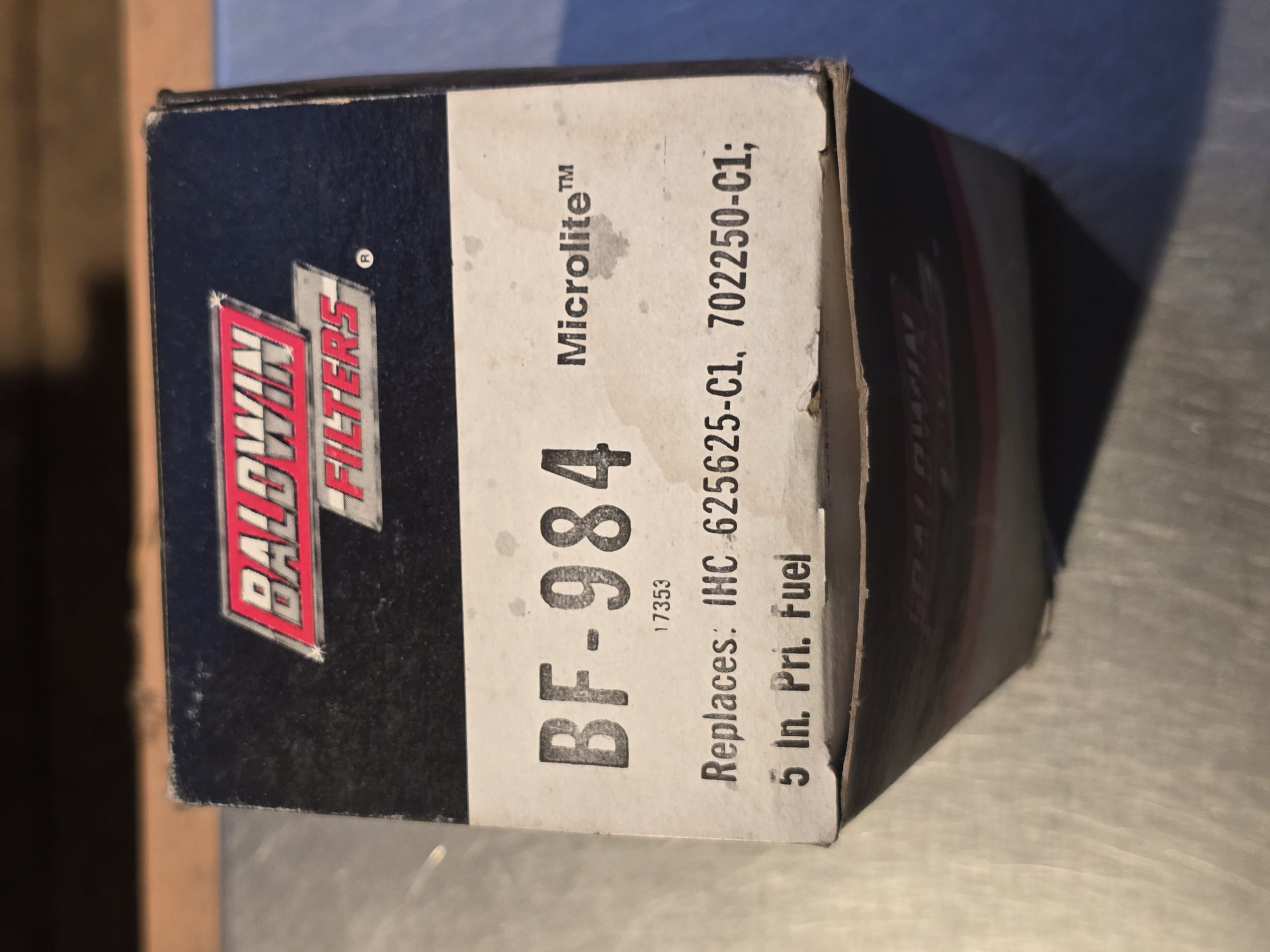 New Baldwin Filters BF-984 Primary Fuel Filter