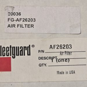 New Genuine Fleetguard AF26203 Air Filter