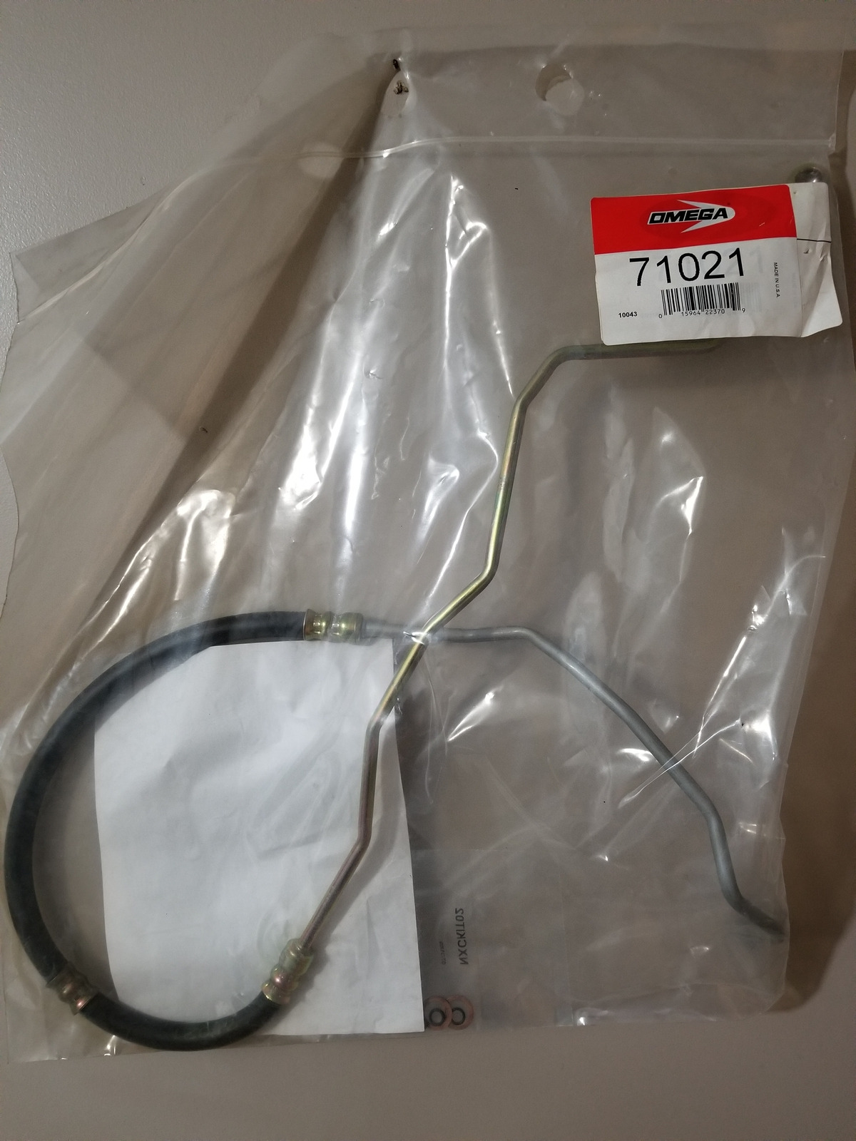 Genuine OMEGA Power Steering Pressure HosePart# 71021 - NEW