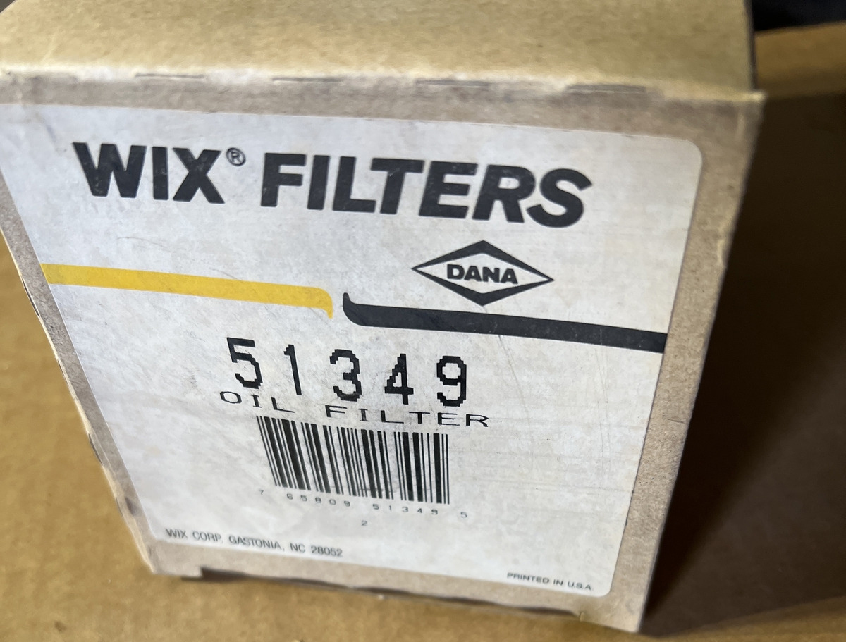 Genuine WIX Oil Filter Part# 51349 - NEW