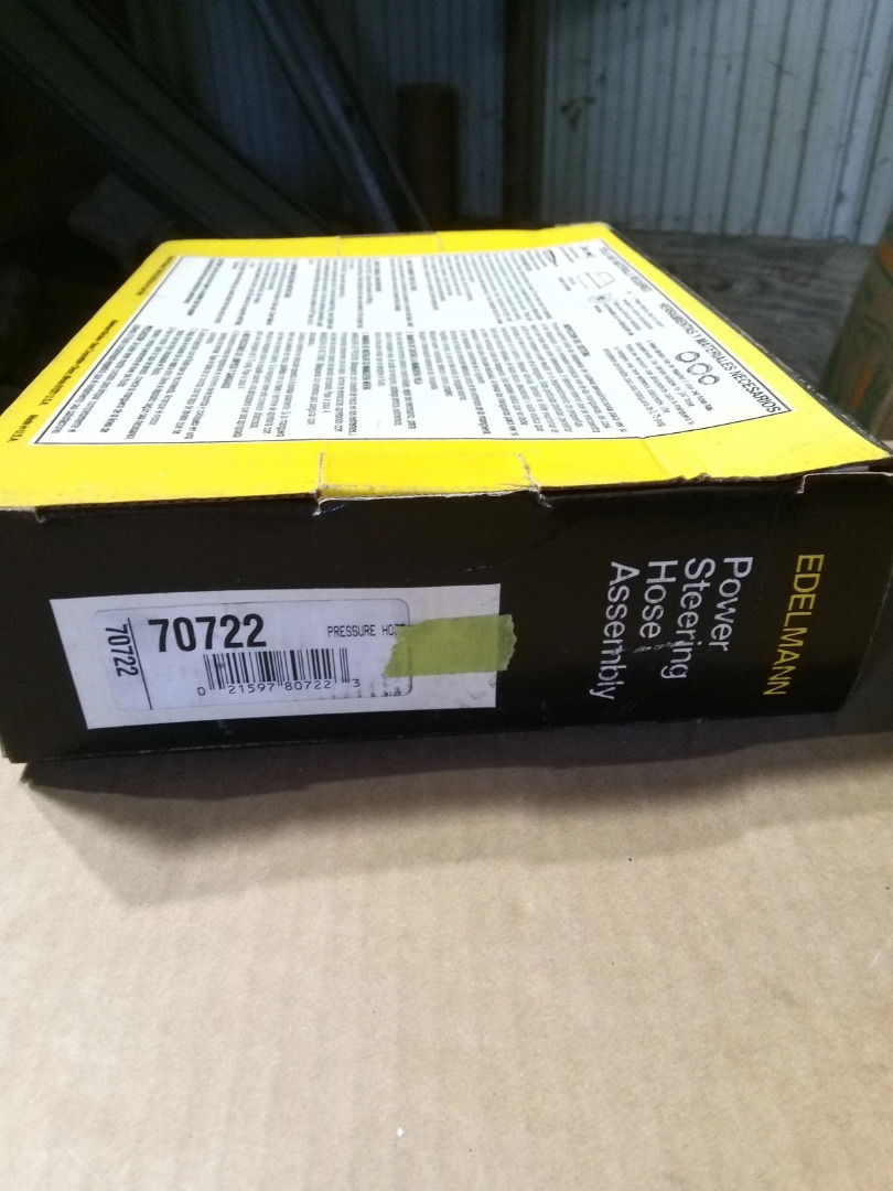 Genuine EDELMANN Power Steering Hose Part# 70722 - New