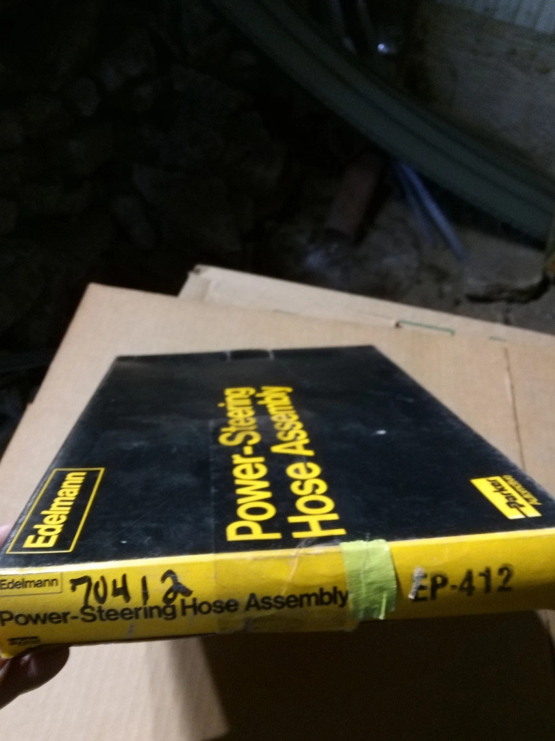 Genuine EDELMANN Power Steering Hose Part# EP-412 - New