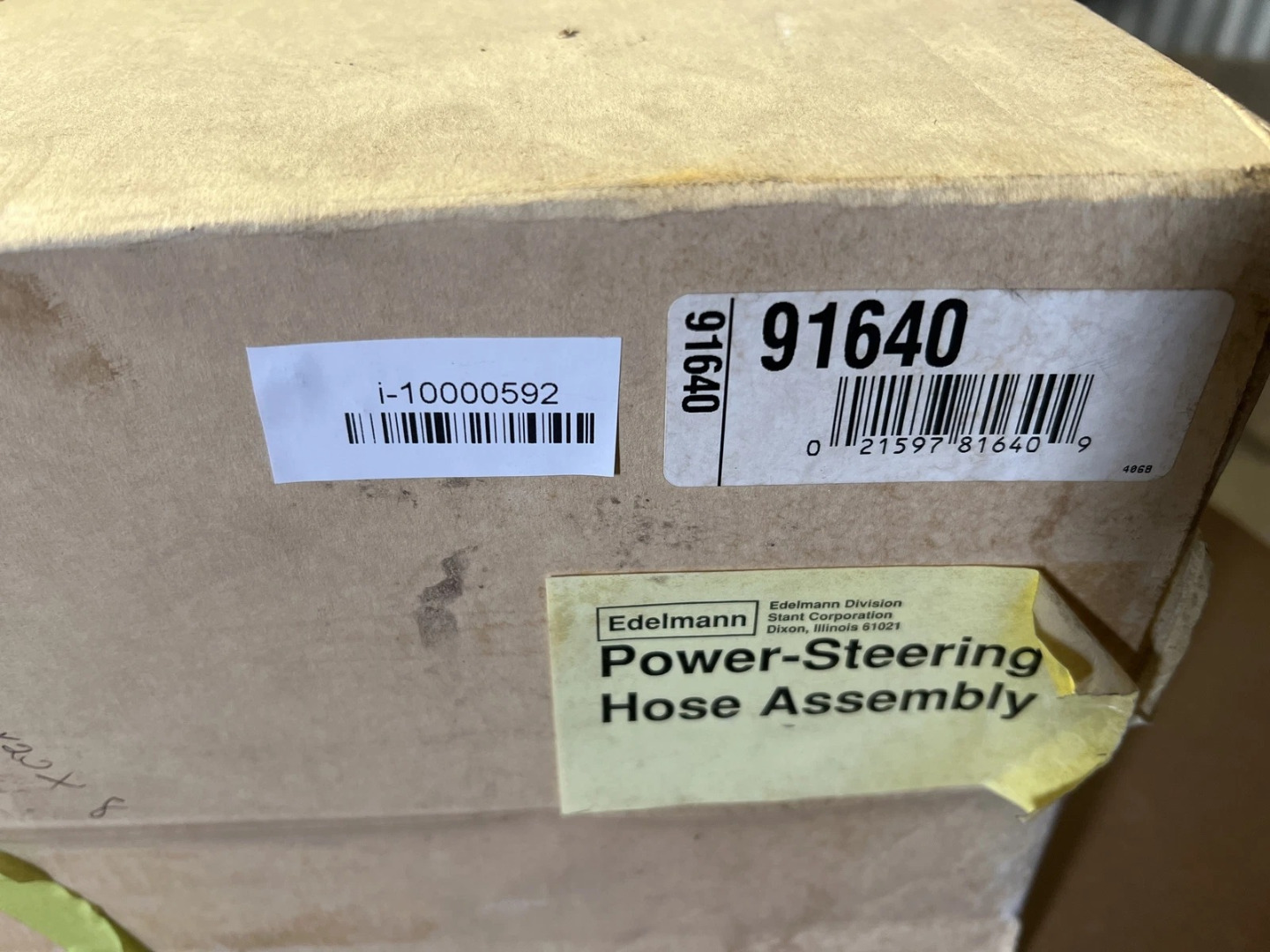 Genuine EDELMANN Power Steering Hose Part# 91640 - New