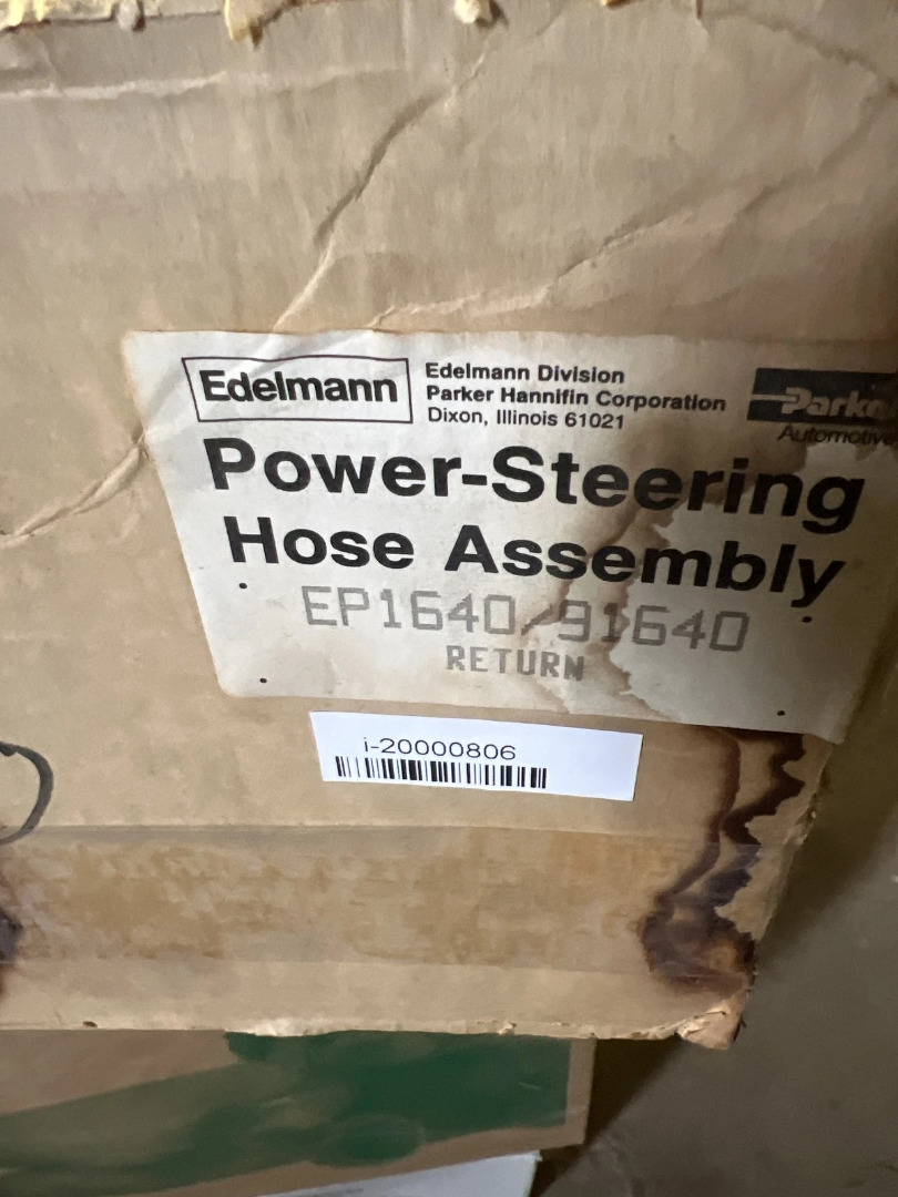 Genuine EDELMANN Power Steering Hose Part# EP1640 - New