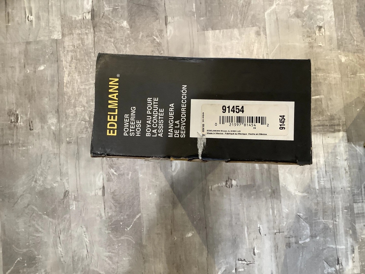 New Genuine Edelmann 91454 Power Steering Hose