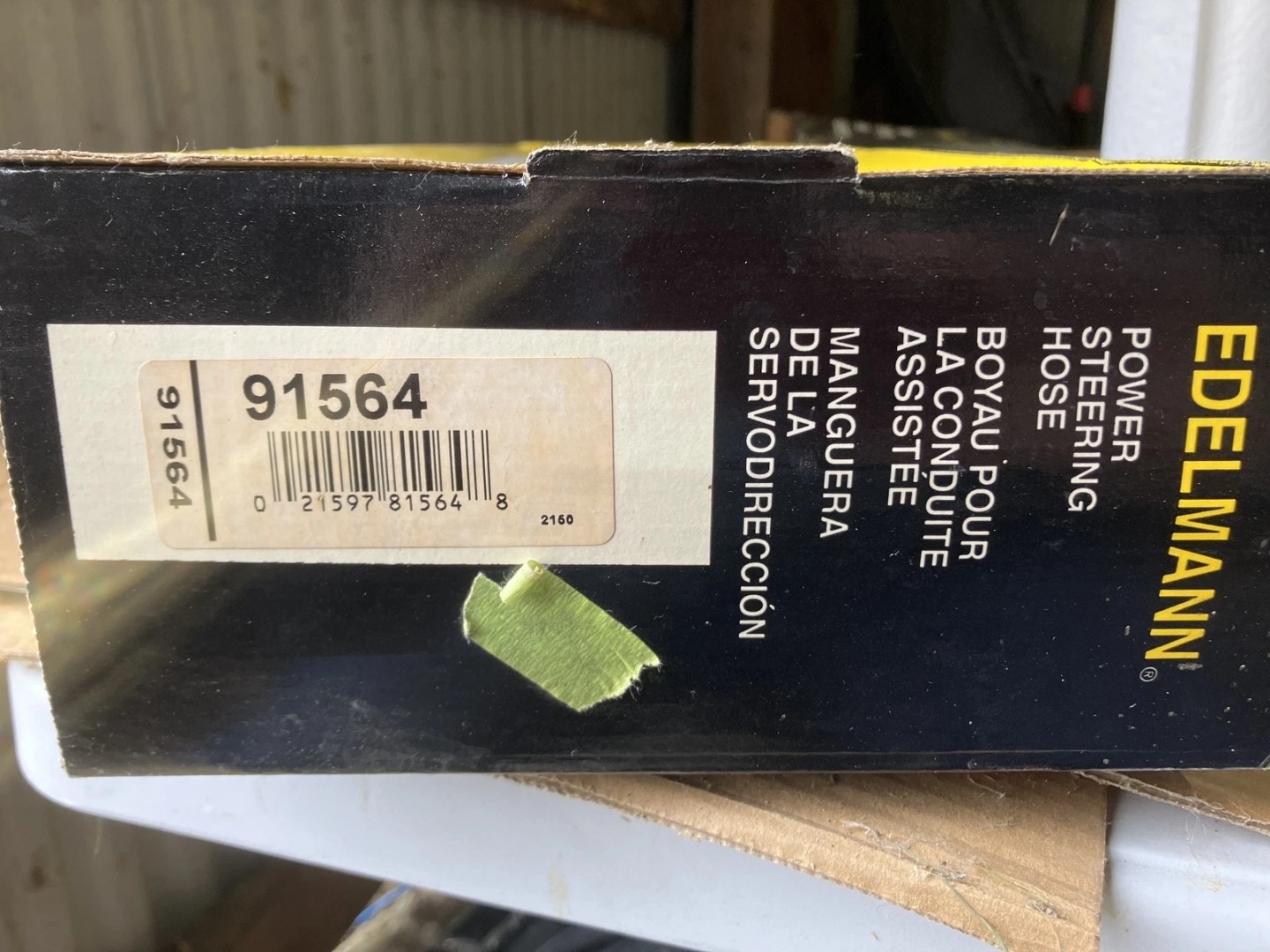 New Genuine Edelmann 91564 Power Steering Hose