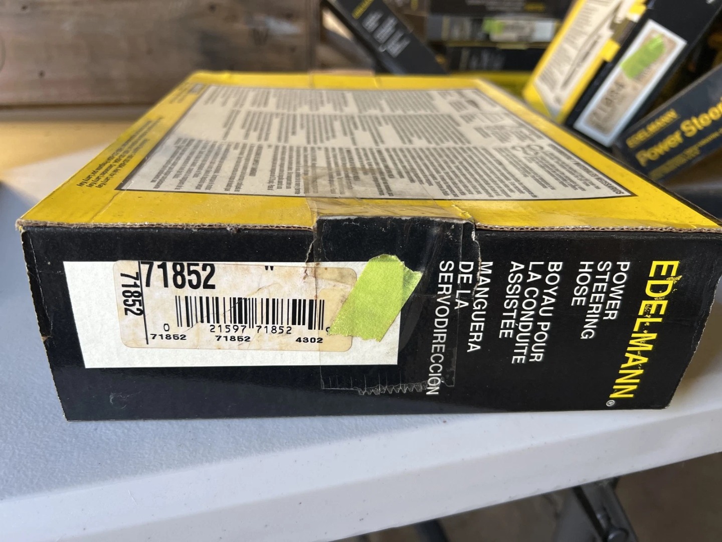 New Genuine Edelmann 71852 Power Steering Hose