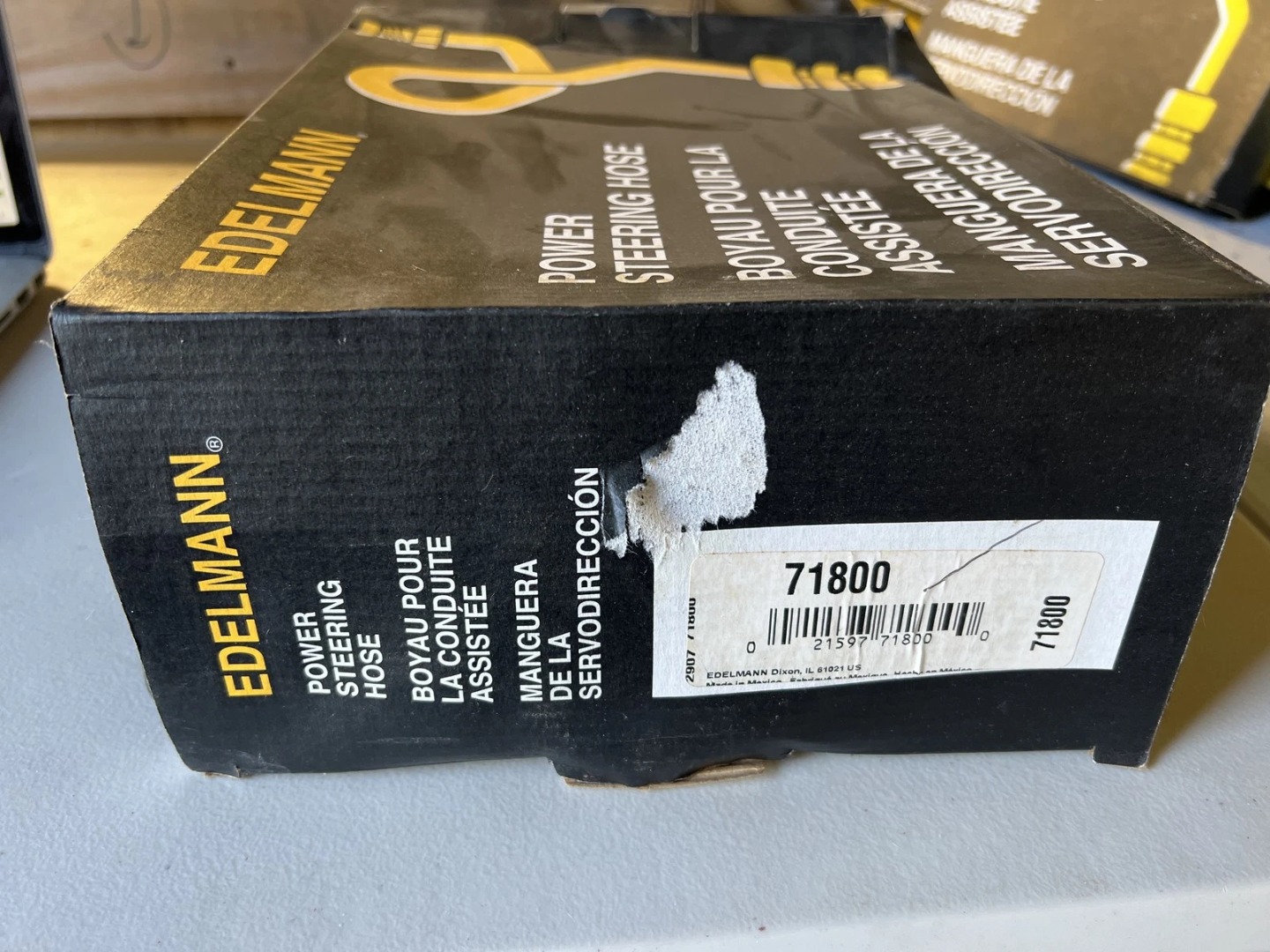 New Genuine Edelmann 71800 Power Steering Hose