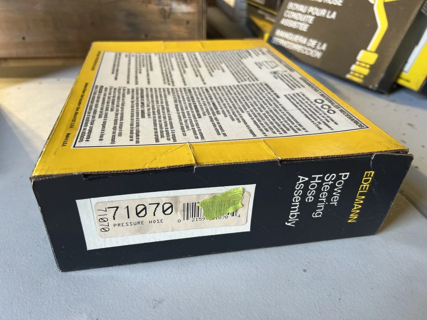 New Genuine Edelmann 71070 Power Steering Hose Assembly