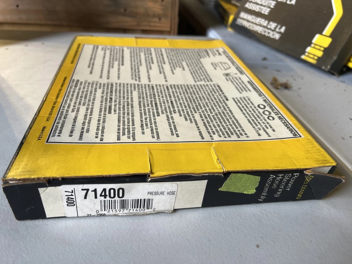 New Genuine Edelmann 71400 Power Steering Hose