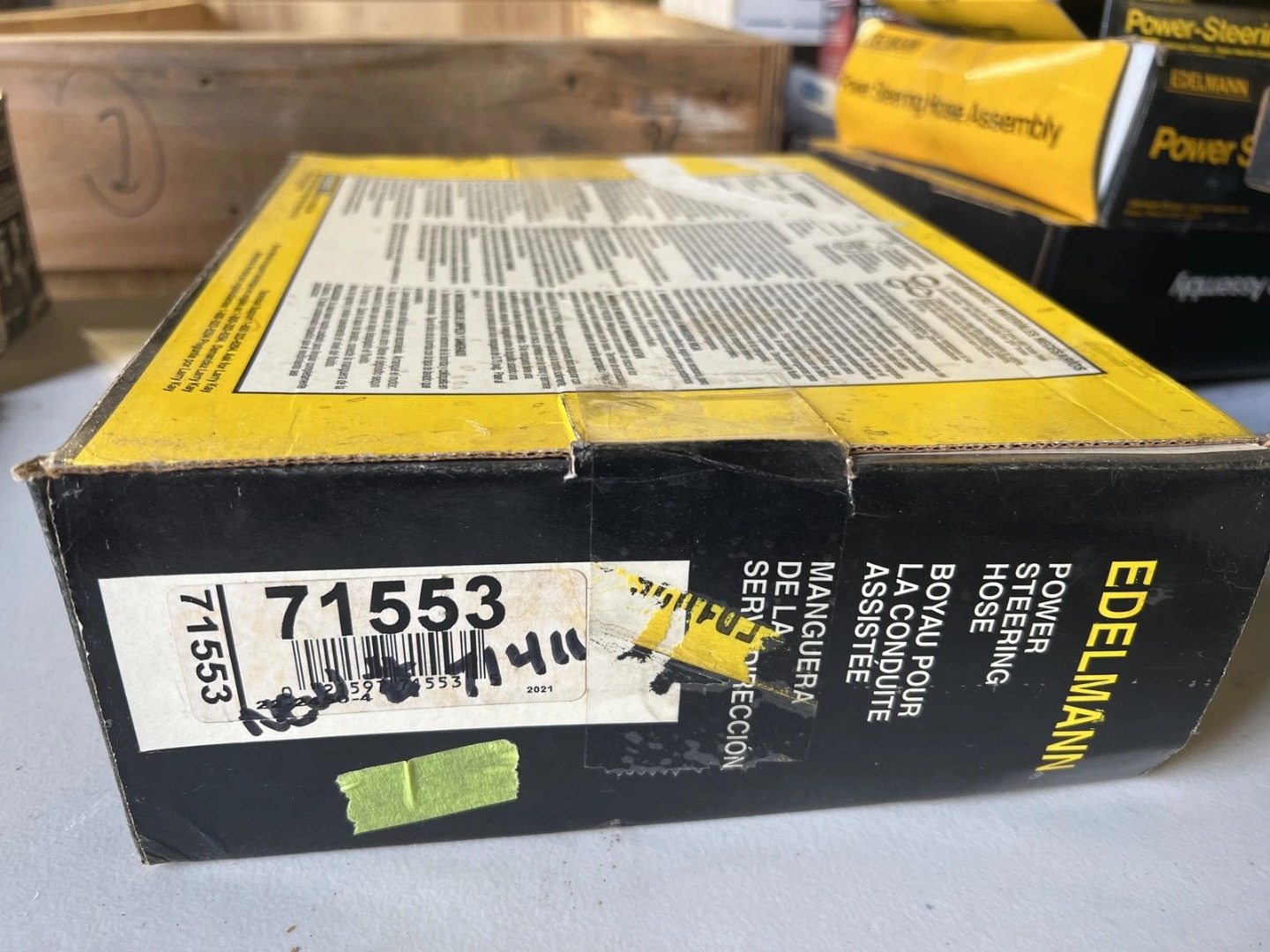 New Genuine Edelmann 71553 Power Steering Hose