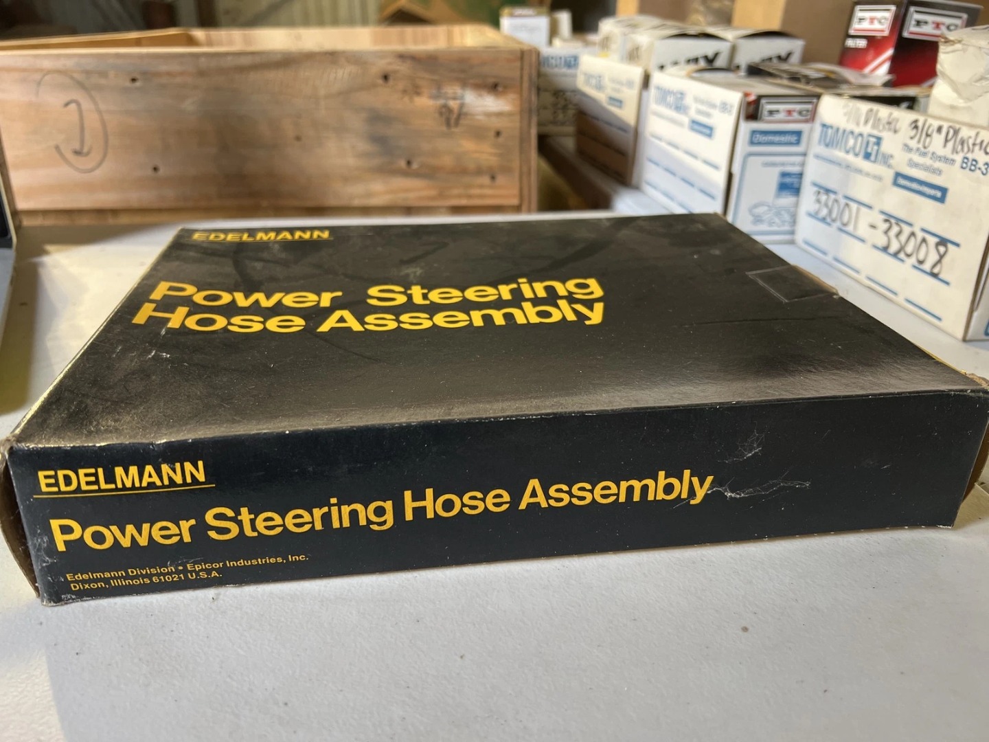 New Genuine Edelmann 80032 Power Steering Hose Assembly