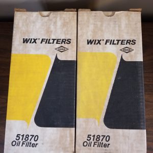 Genuine WIX Oil Filter [2Pack] Part# 51870- NEW