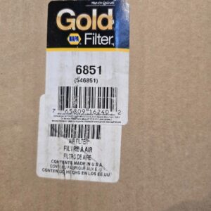 NAPA Gold #6851 Air Filter NEW - Dent in Metal Housing