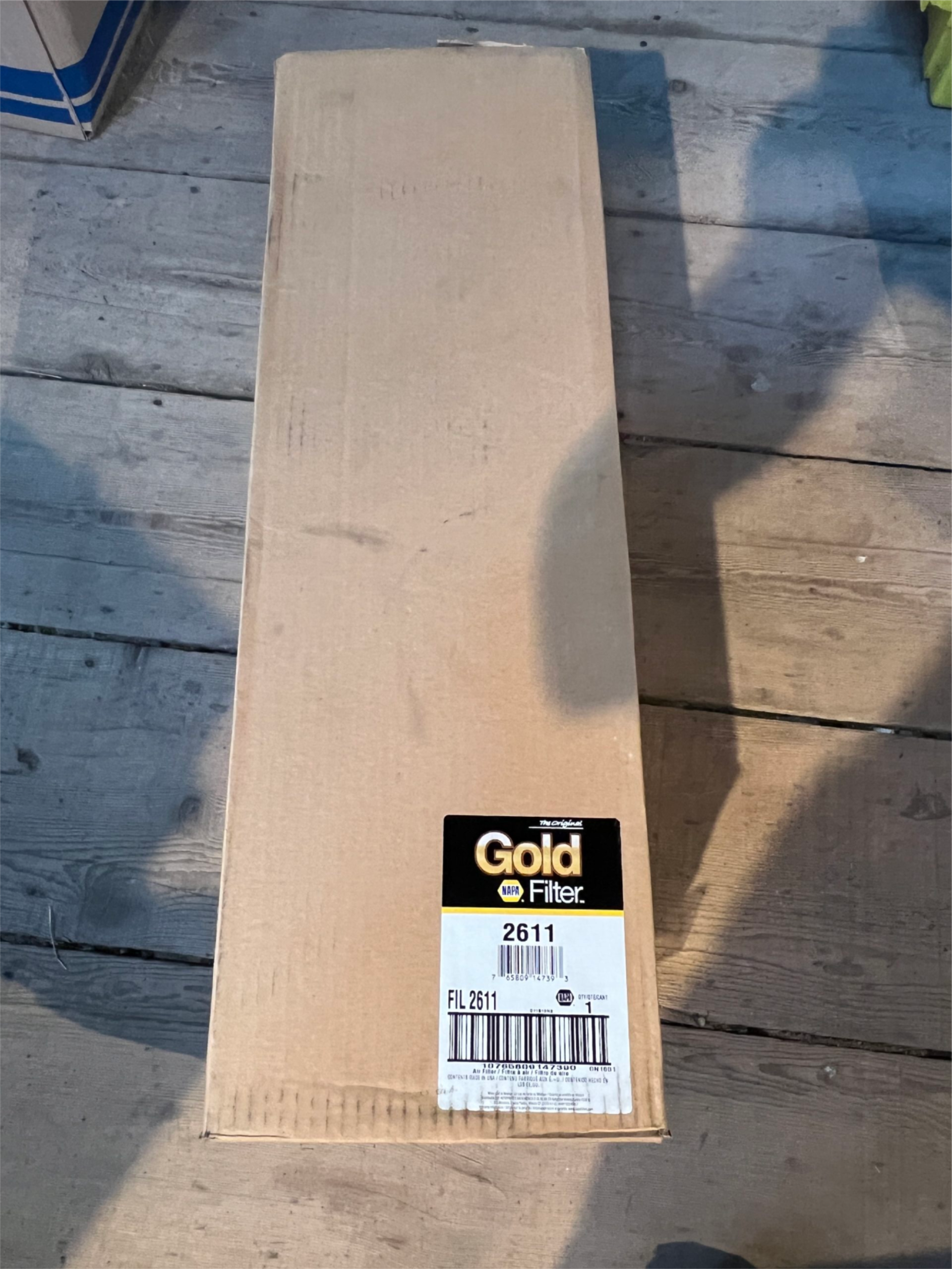 Genuine NAPA Gold #2611 Air Filter