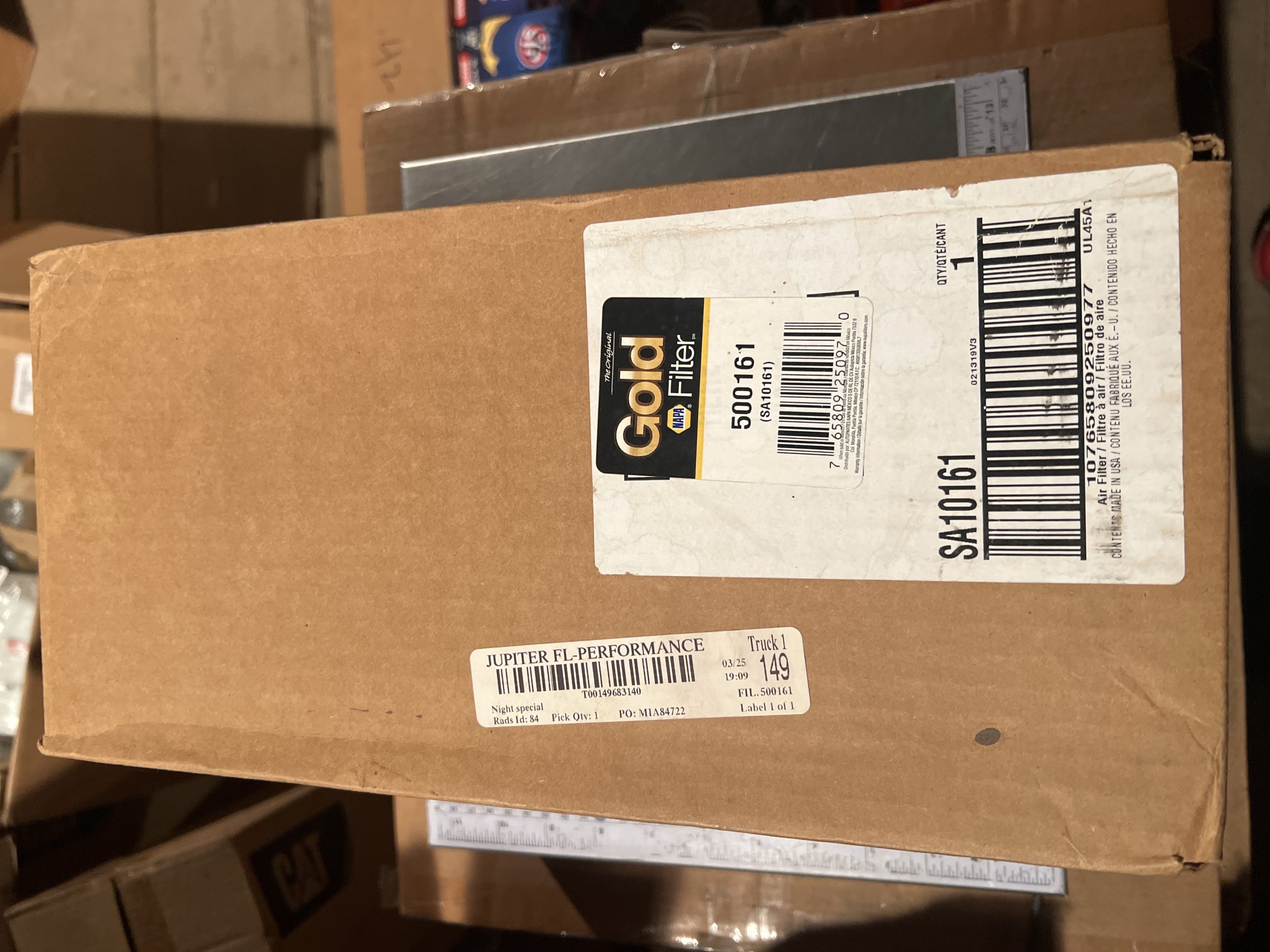 Genuine Napa 500161 Gold Air Filter