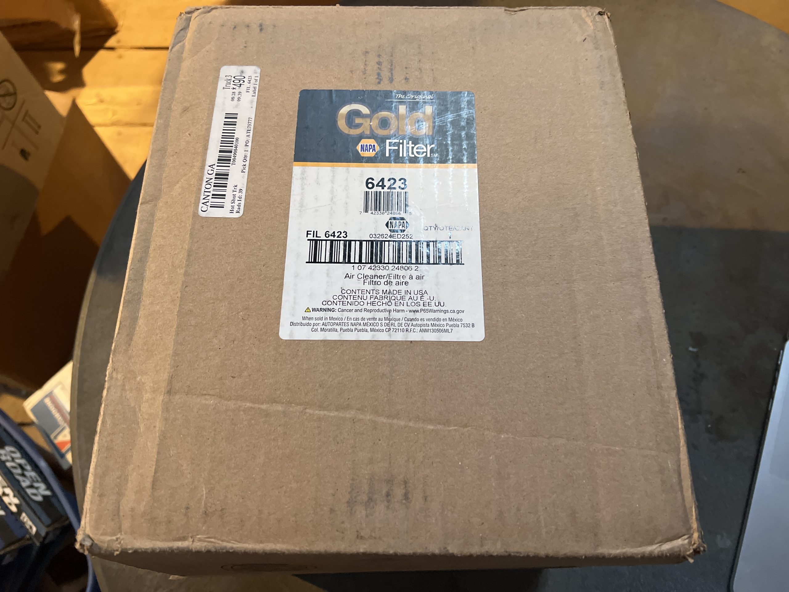 Genuine NAPA 6423 Gold Air Filter