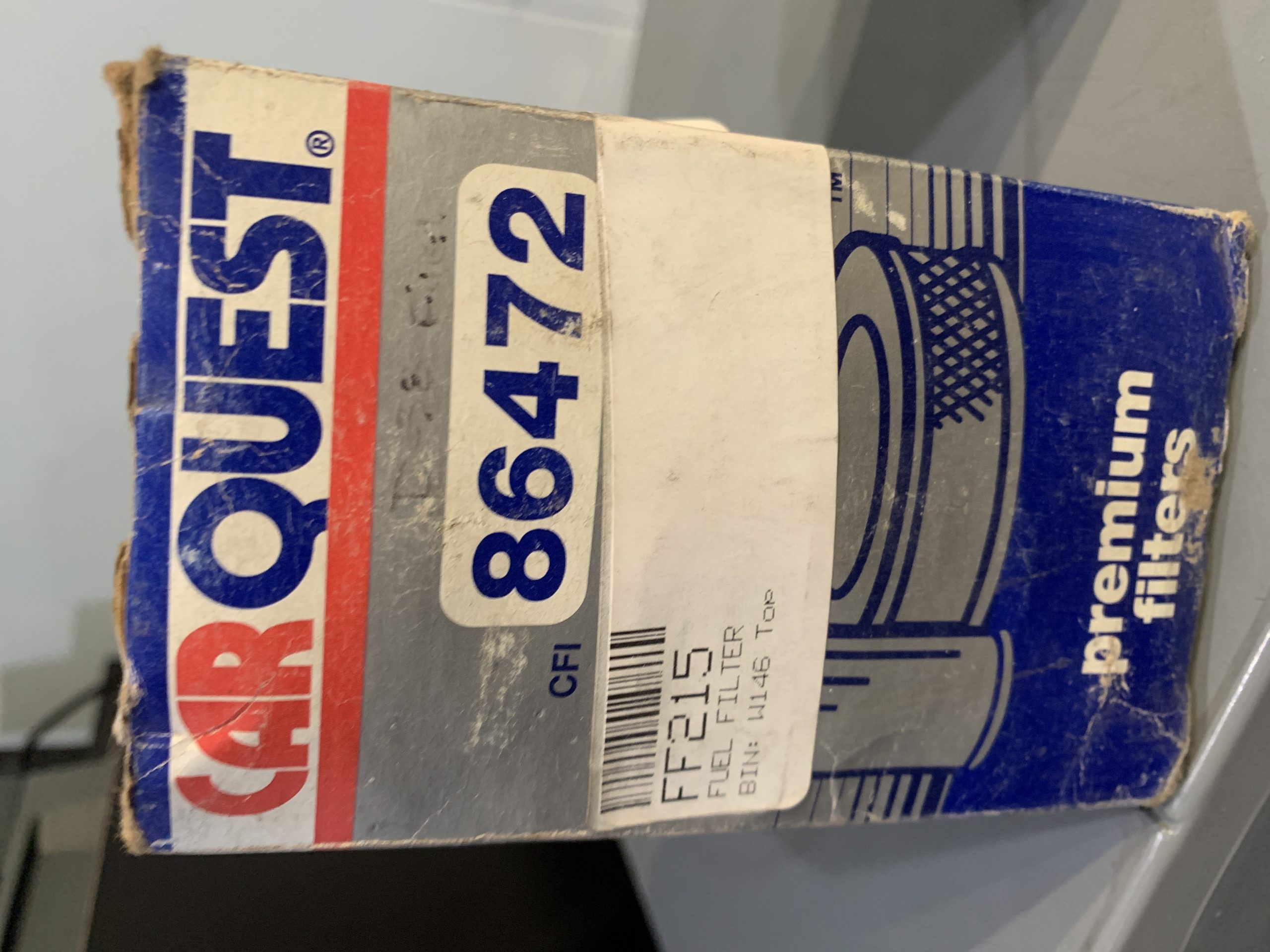 New Genuine Carquest 86472 Fuel Filter