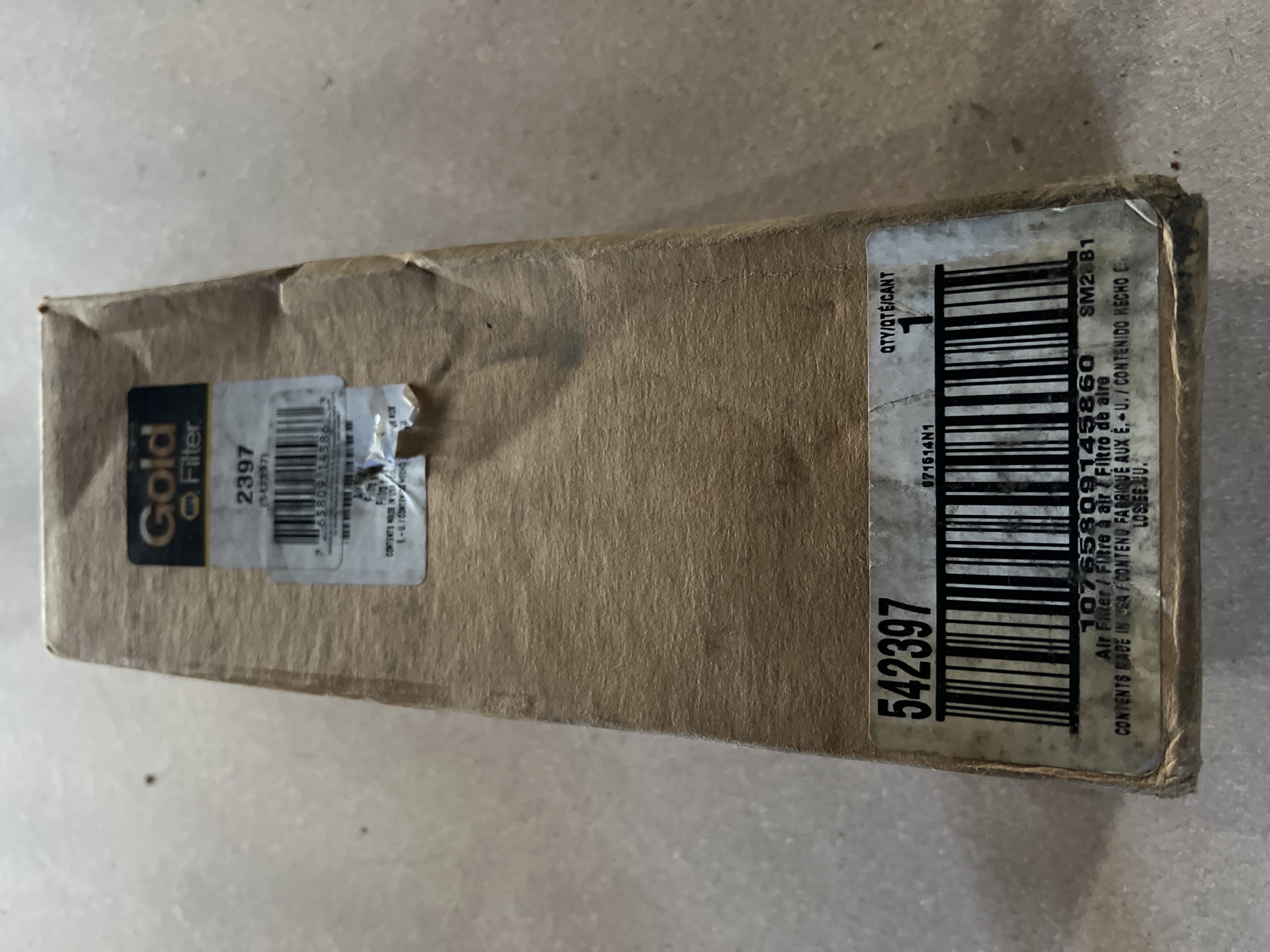 Genuine NAPA 2397 Air Filter