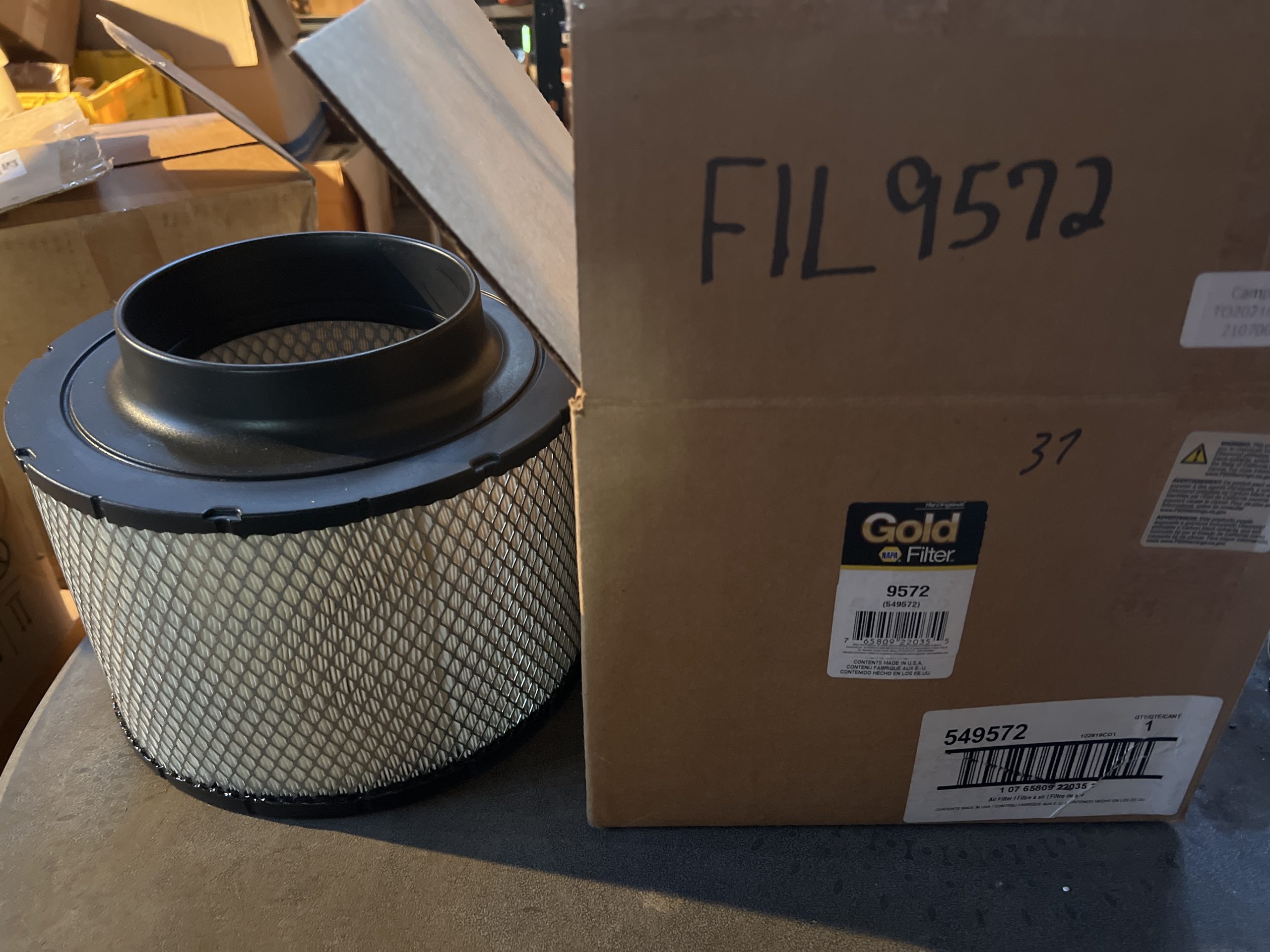 New Genuine NAPA 6634 Gold Air Filter