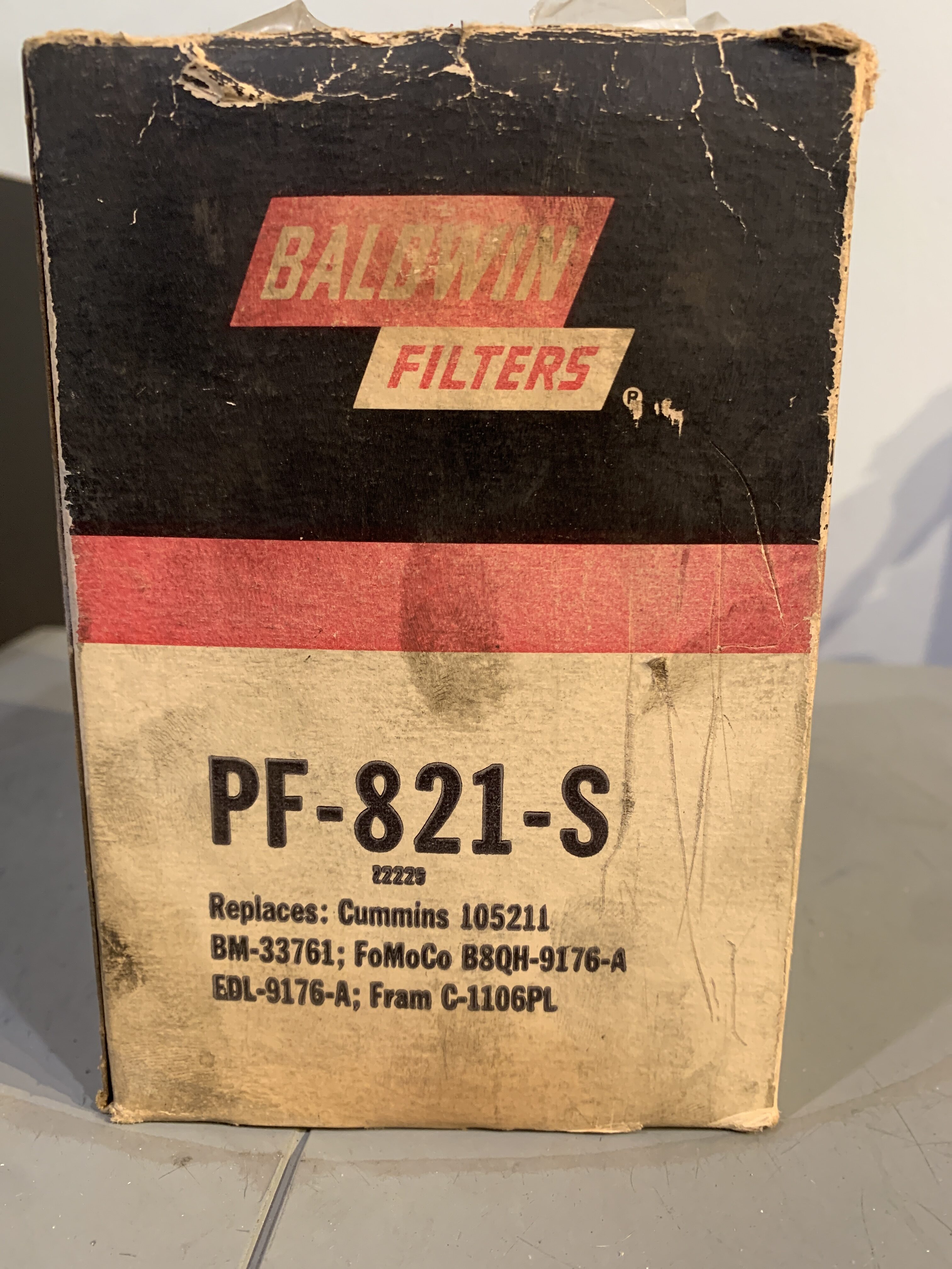 New Baldwin Filters PF-821-S Fuel Filter